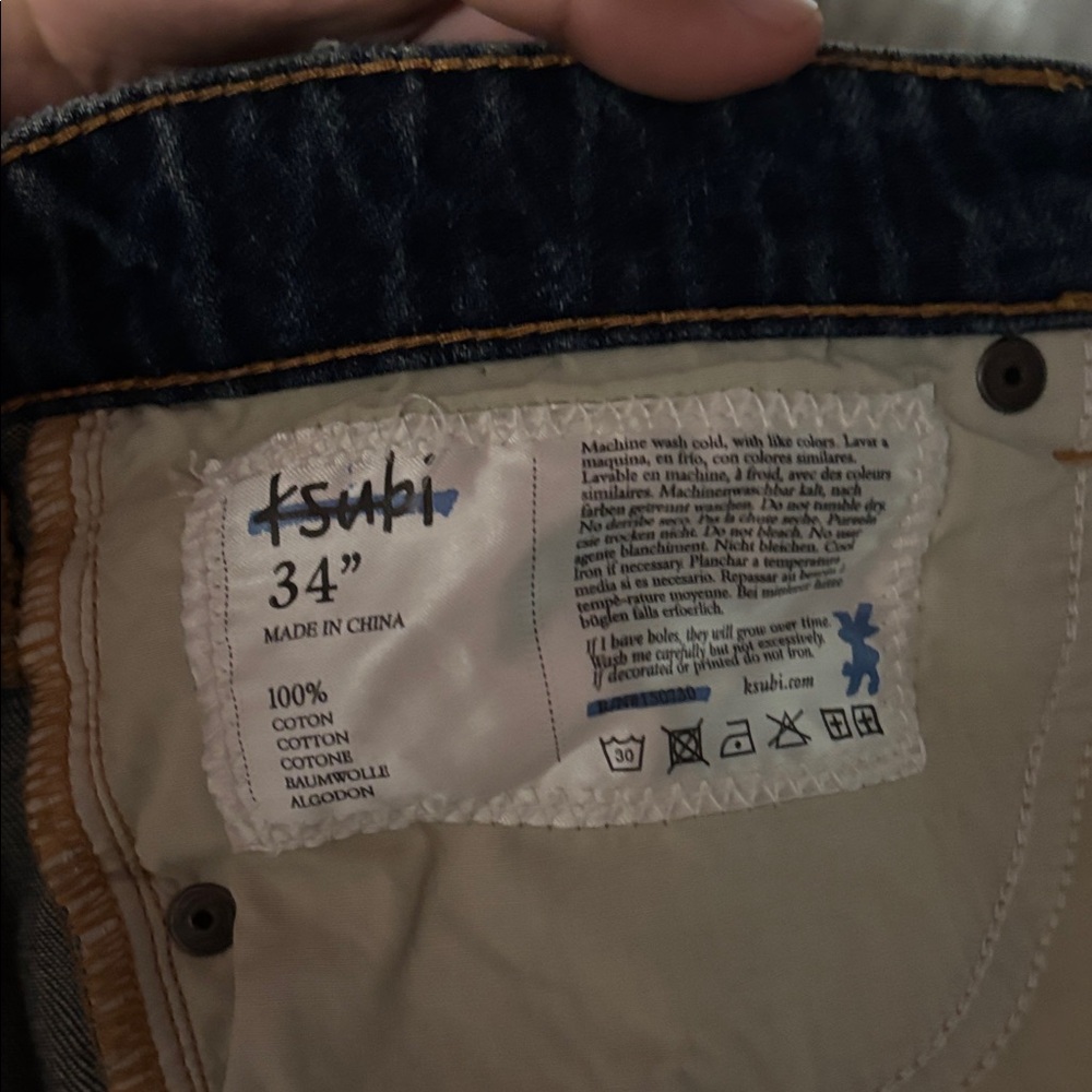 Ksubi blue jeans brand new